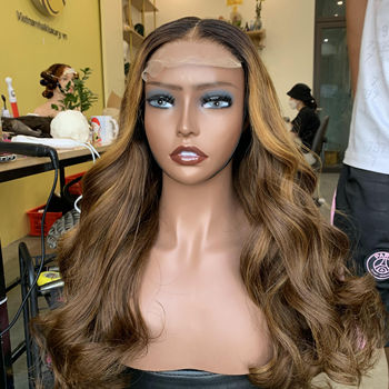 Raw Human Hair Wig Deep Wave Curly with Remy Grade Lace Front Base Weaving Style