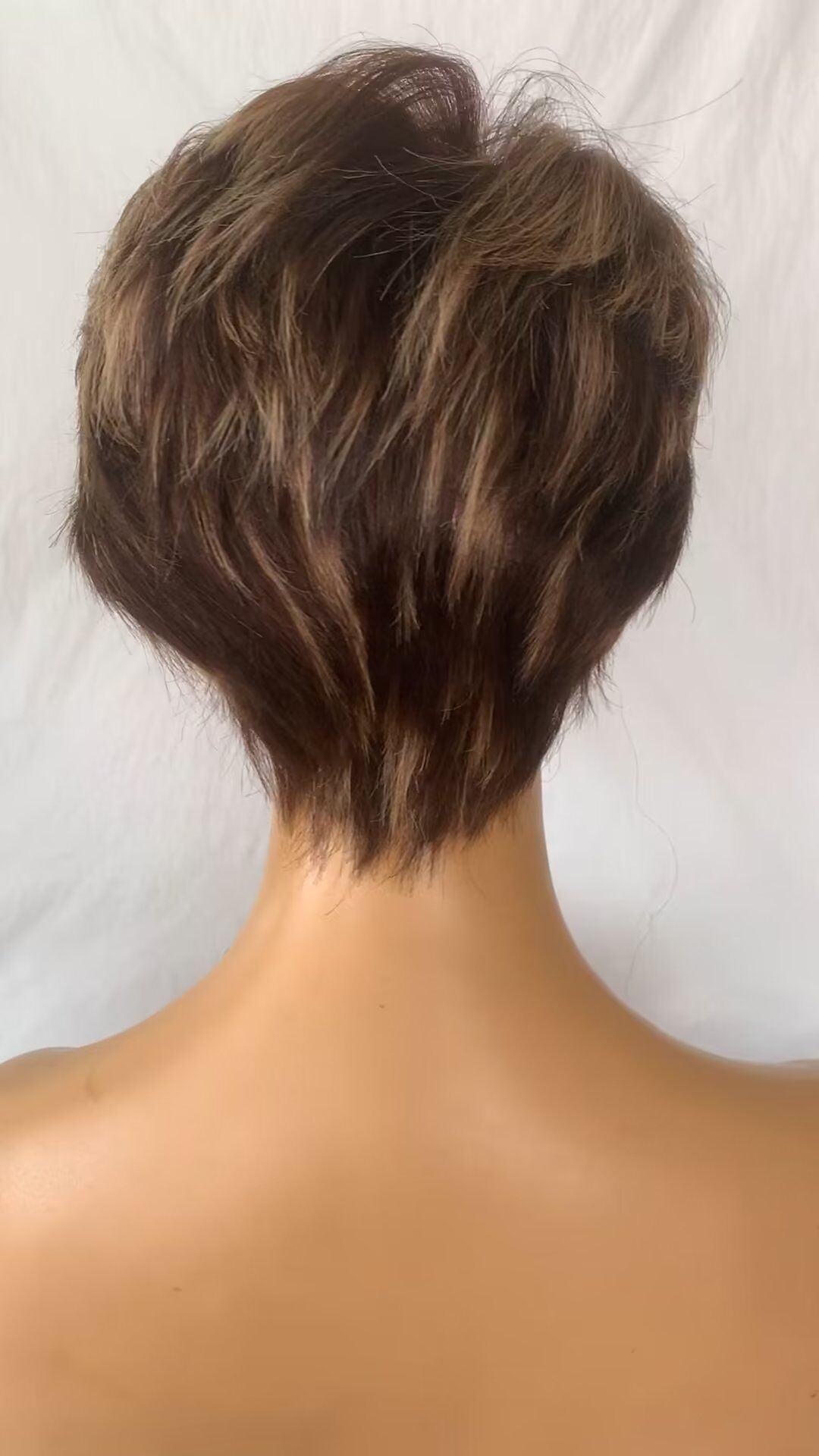 Alia Hot Selling pixie 13*4 frontal lace High Quality 1001TP8Perucas de cabelo humano brasileiras Cheap Price human hair wigs suppliers