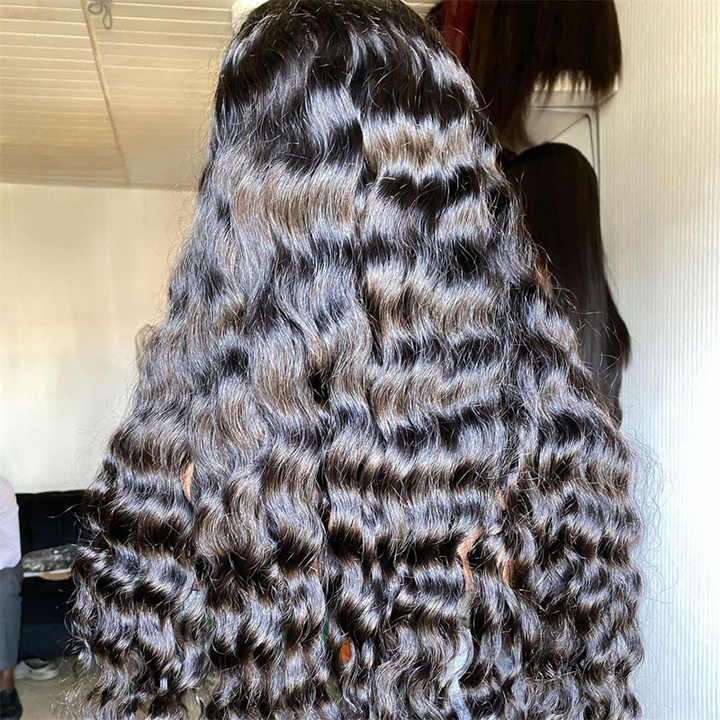 Derian Frontal Glueless Full Hd Lace Wig,Cuticle Aligned Virgin Raw Indian Hair Wig,Unprocessed 100% Full Lace Human Hair Wig