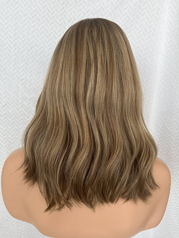 Full Cuticle Aligned Silk Top Base Full Lace European Virgin Human Hair Women Kosher Jewish Wig