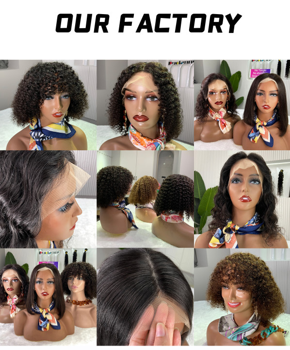 Venta al por mayor de peluca de cabello humano rizado tipo «Jerry», con frontal de encaje transparente, parte en T, 13×1, sin procesar, de Birmania, grado 10A
