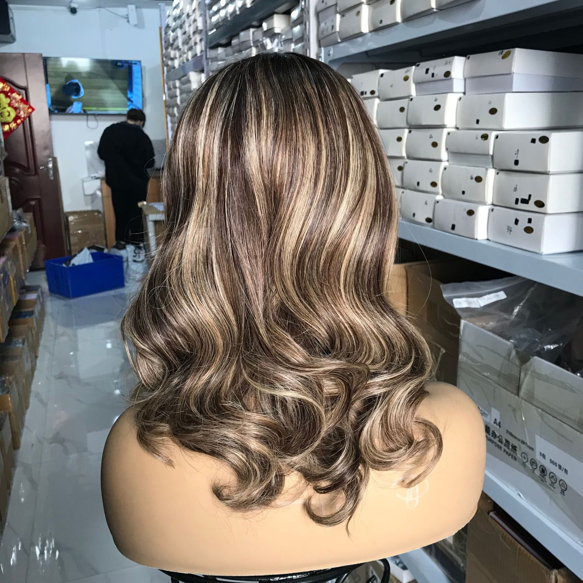 perucas de renda frontal amarradas à mão de alta qualidade 14 polegadas peruca de cabelo feminino para mulheres negras cabelo humano