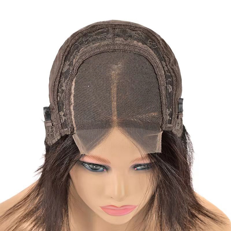 perucas de renda frontal amarradas à mão de alta qualidade 14 polegadas peruca de cabelo feminino para mulheres negras cabelo humano