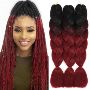 Wholesale 24in jumbo braid hair 255 different color braiding hair with factory price