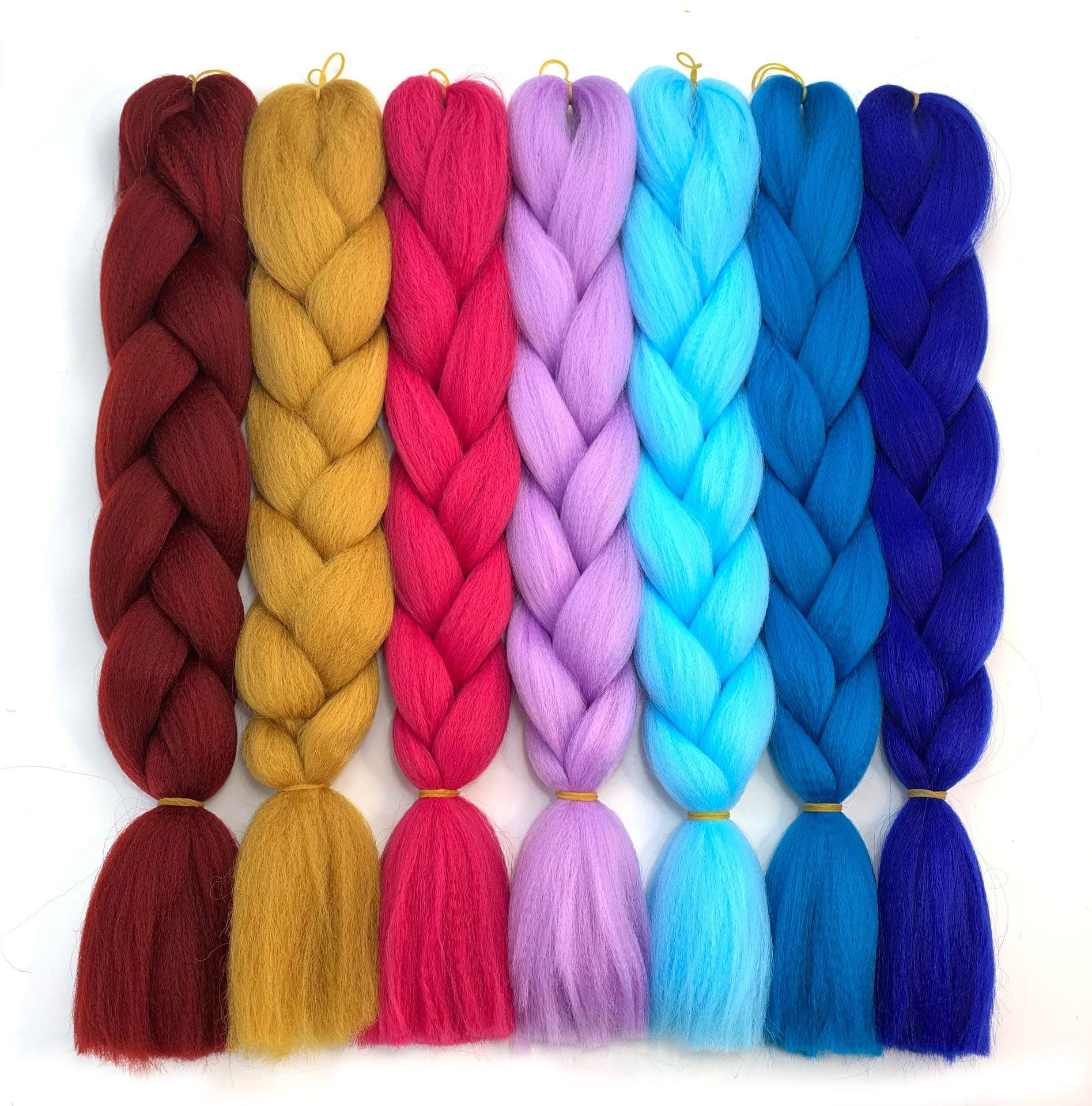 Wholesale 24in jumbo braid hair 255 different color braiding hair with factory price