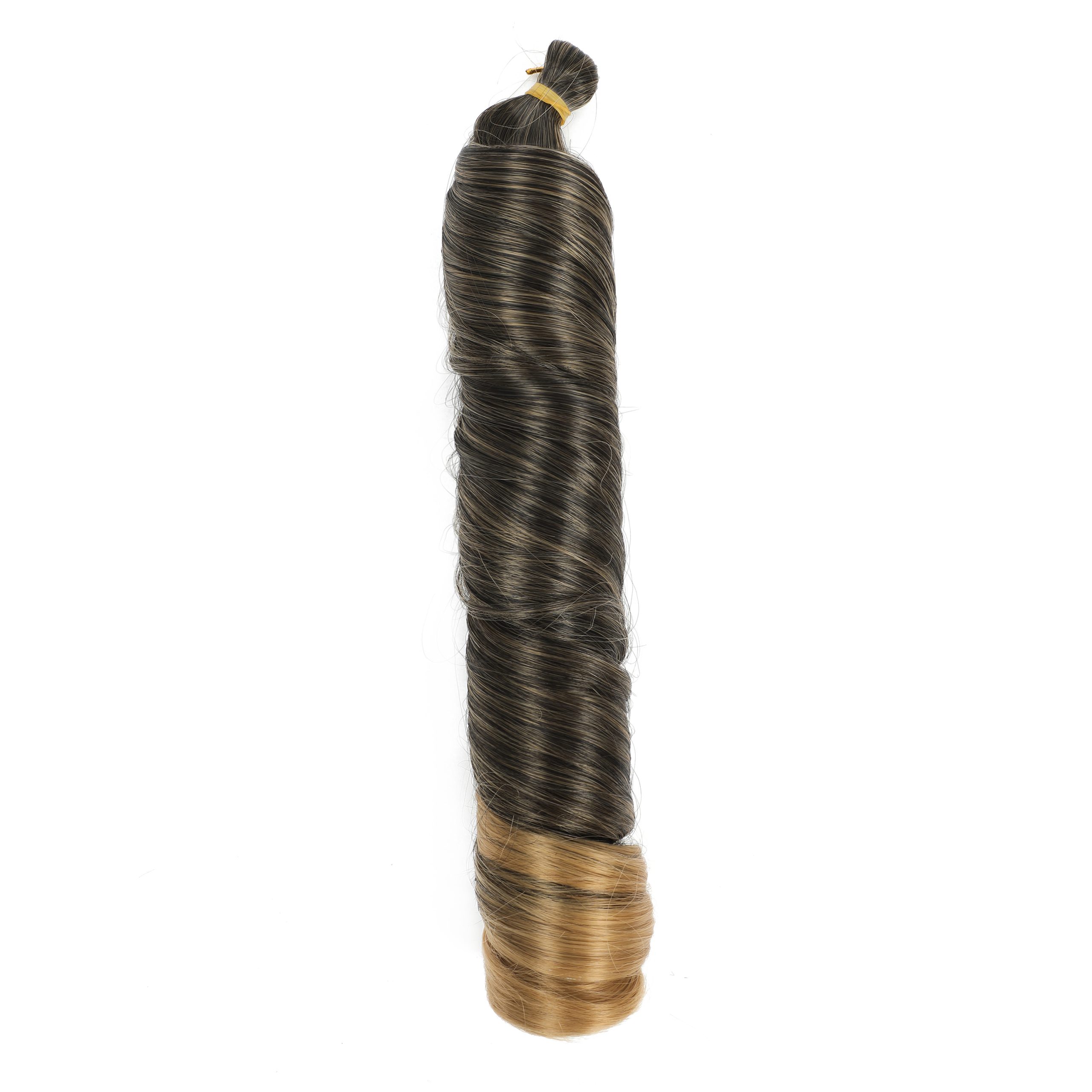 150g Display Loose Body Wave Pony Style Spiral Curl Crochet Braid French Curls Synthetic Hair Extensions Curly Braiding Hair
