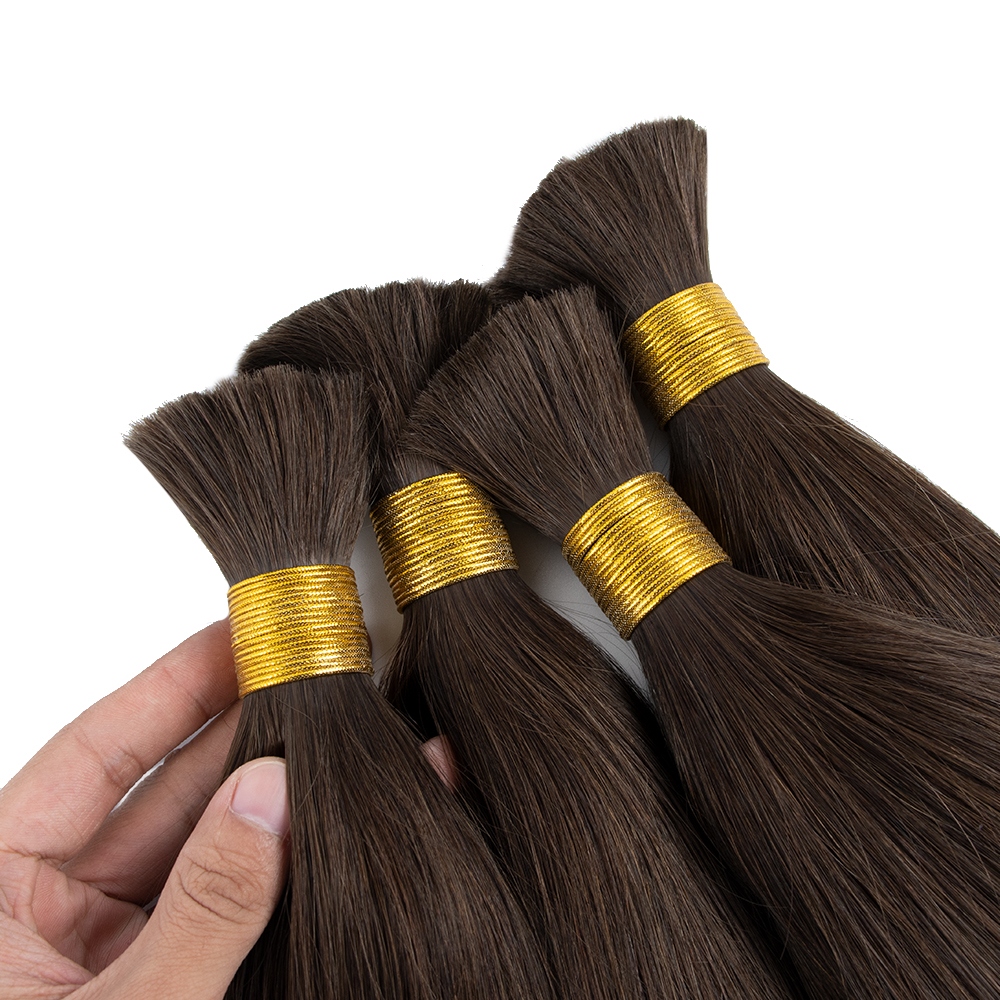 Wholesale Human Braiding Hair Bulk No Weft Cuticle Aligned Hair Bulk Human Hair For Braiding