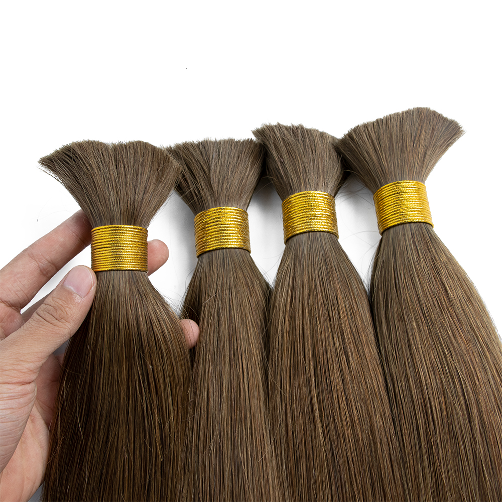 Wholesale Human Braiding Hair Bulk No Weft Cuticle Aligned Hair Bulk Human Hair For Braiding