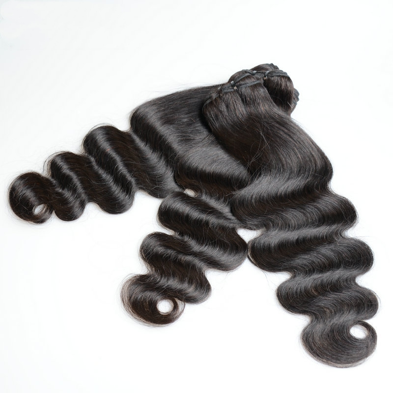 12A Body Wave Human Hair Bundles Raw Hair Double Drawn 100% Vietnamese Human Hair Bundles