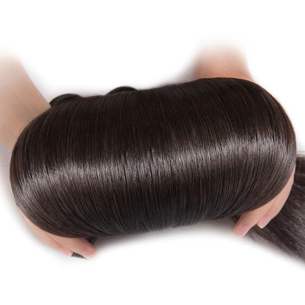 12A Straight Human Hair Bundles Raw Hair Double Drawn 100% Vietnamese Human Hair Bundles