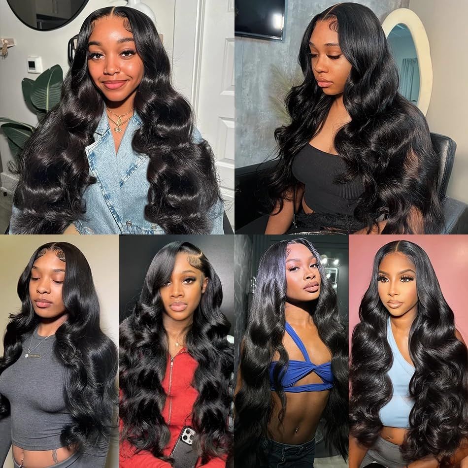 10A 100% Brazilian Cuticle Aligned Natural Black Body Wave Unprocessed Raw Virgin Human Hair Bundles