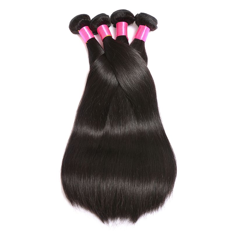 10A 100% Virgin Raw Unprocessed Hair Extension Single Donor Remy Straight Hair Bundles