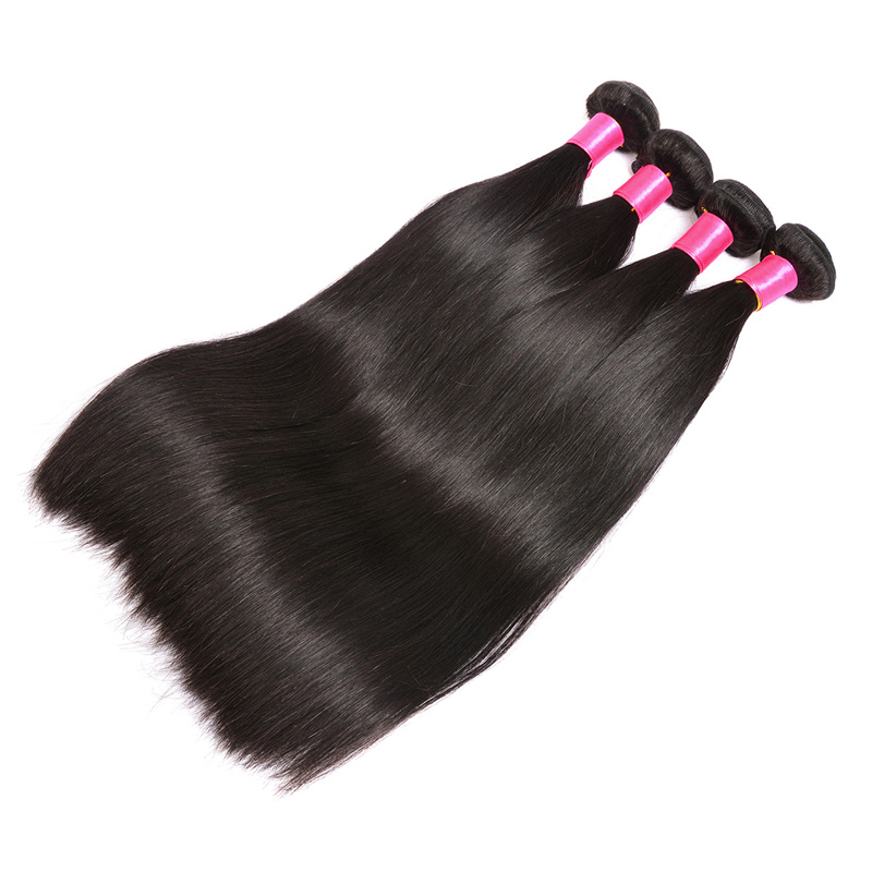 10A 100% Virgin Raw Unprocessed Hair Extension Single Donor Remy Straight Hair Bundles