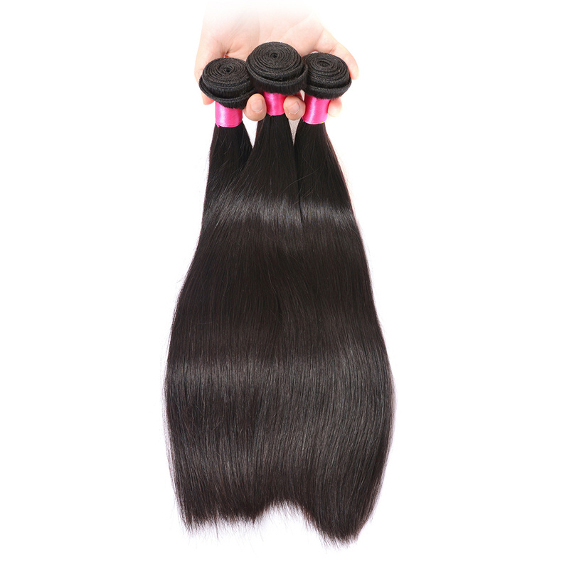 10A 100% Virgin Raw Unprocessed Hair Extension Single Donor Remy Straight Hair Bundles