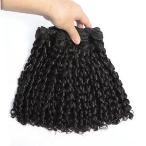 15A SDD Pixie Curly Human Hair Bundles Raw Hair Super Double Drawn 100% Vietnamese Human Hair Bundles